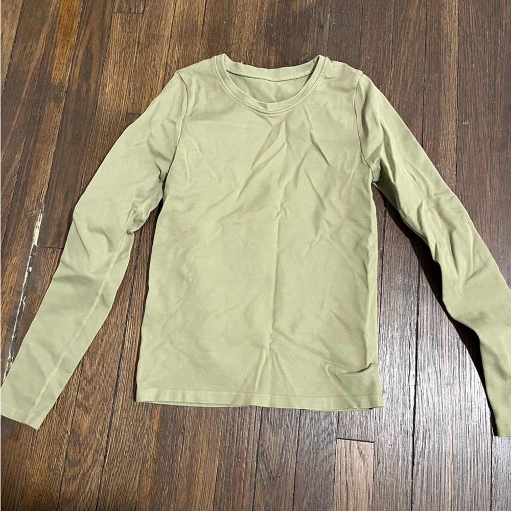 Women’s Sage Green Long Sleeve